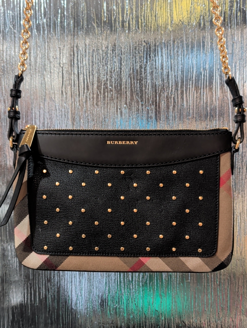Burberry Peyton Round Stud Crossbody